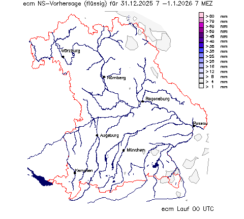 ECM Niederschlagsvorhersage (Summe) für Übermorgen vom 29.12.2025 wurde nicht gefunden!