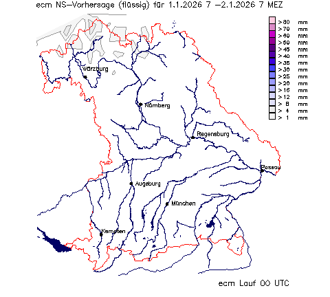ECM Niederschlagsvorhersage (Summe) für Übermorgen vom 30.12.2025 wurde nicht gefunden!