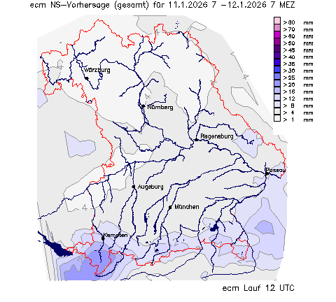ECM Niederschlagsvorhersage (Summe) für Übermorgen vom 08.01.2026 wurde nicht gefunden!
